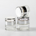 20g 30g 50g Round Clear Color Glass  Cream Jar Opener With Cream Storage